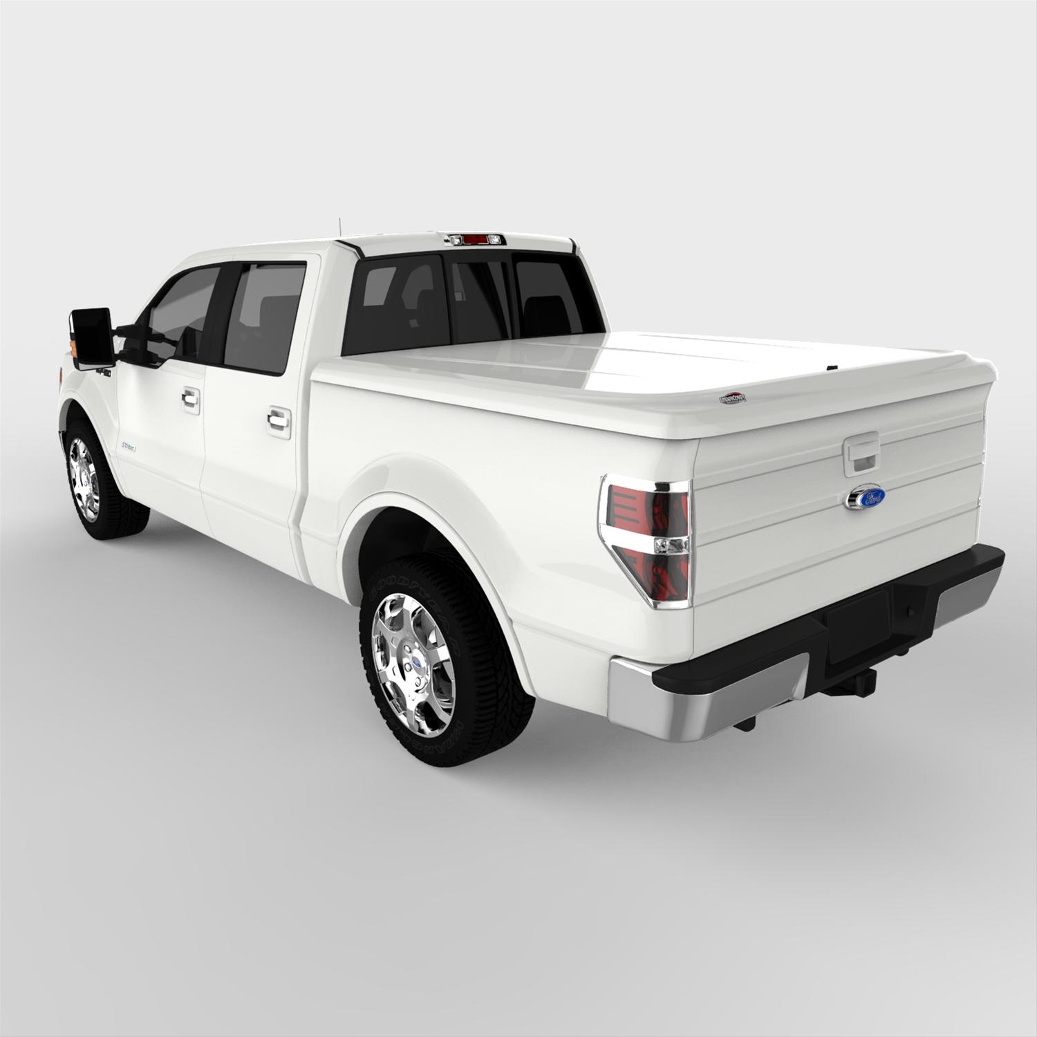 UnderCover 09-14 Ford F-150 5.5ft Lux Bed Cover - Oxford White thumbnail 9