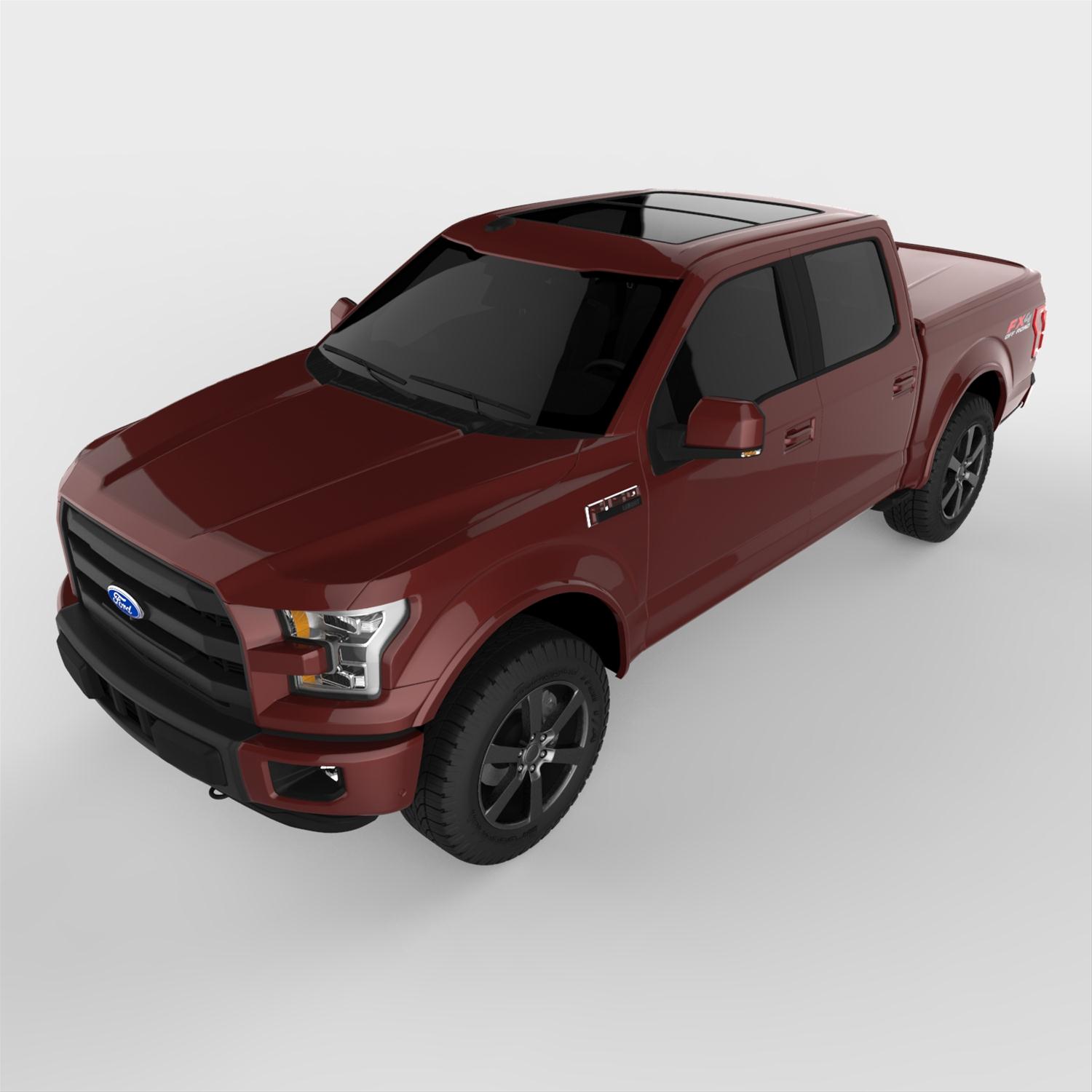UnderCover 15-17 Ford F-150 5.5ft Lux Bed Cover - Bronze Fire thumbnail 2