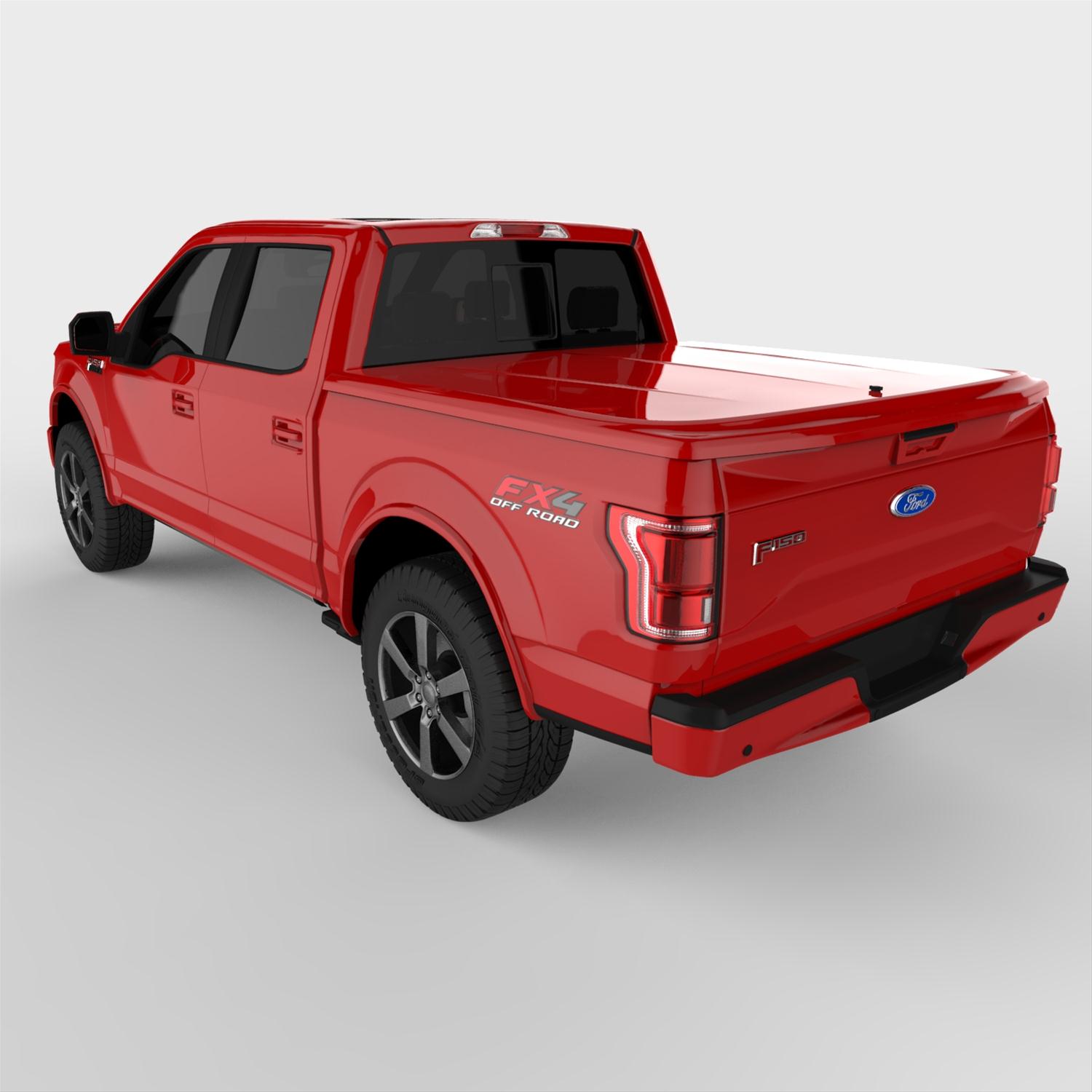 UnderCover 15-18 Ford F-150 5.5ft Lux Bed Cover - Race Red thumbnail 3