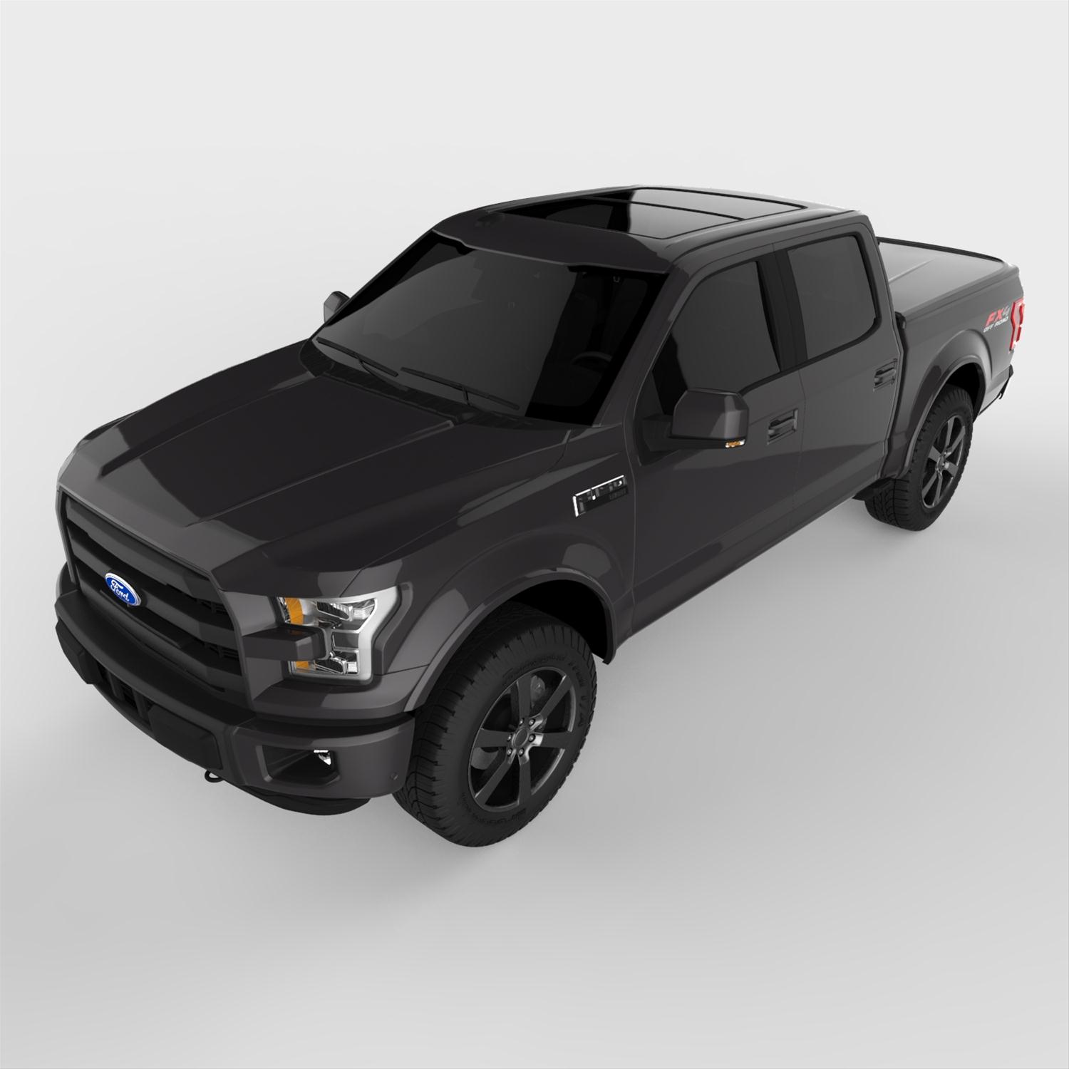 UnderCover 15 Ford F-150 5.5ft Lux Bed Cover - Tuxedo Black thumbnail 2
