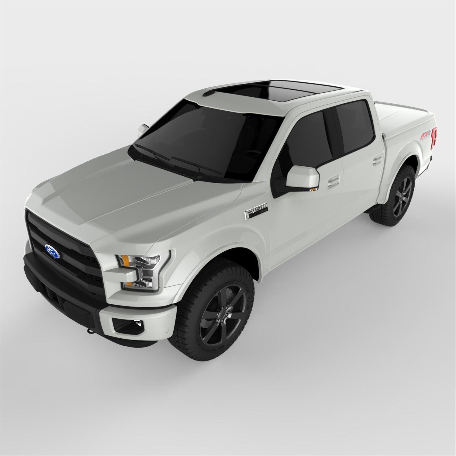 UnderCover 15-20 Ford F-150 5.5ft Lux Bed Cover - Ingot Silver thumbnail 2