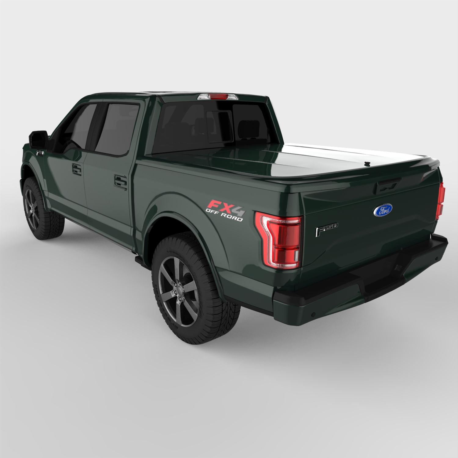 UnderCover 15-18 Ford F-150 5.5ft Lux Bed Cover - Green Gem thumbnail 3