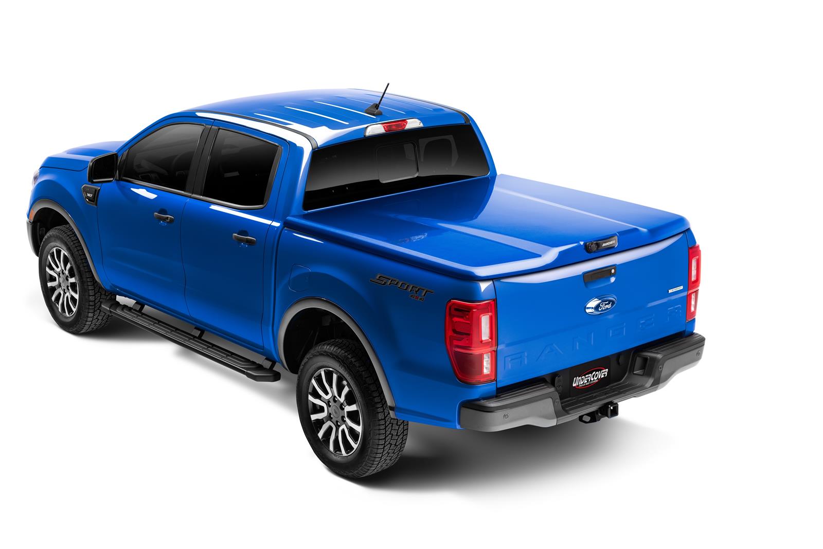 UnderCover 2021 Ford F-150 Crew Cab 5.5ft Lux Bed Cover - PQ Race Red thumbnail 5