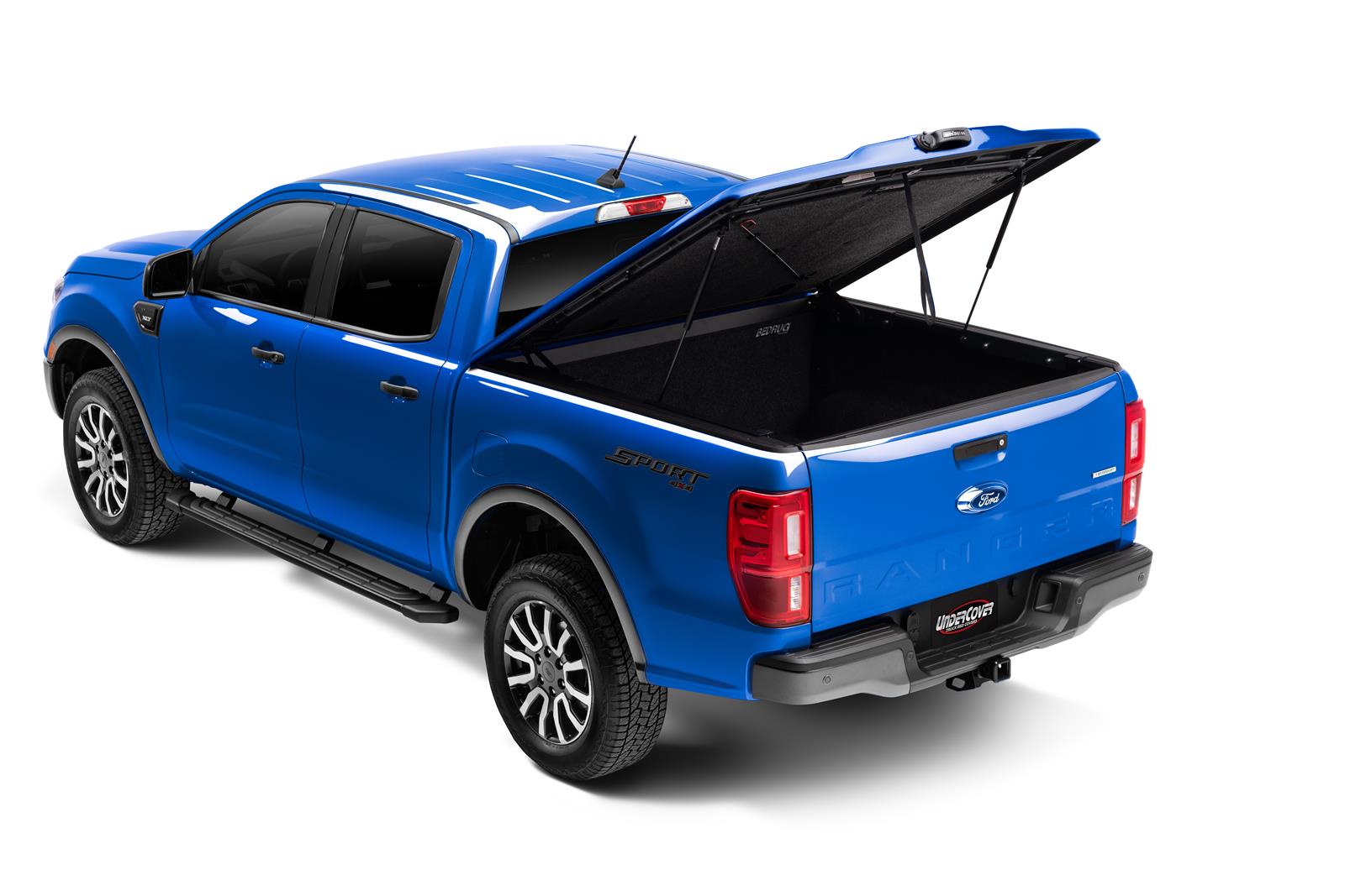 UnderCover 2021 Ford F-150 Ext/Crew Cab 6.5ft Elite LX Bed Cover - Star White Tricoat thumbnail 4