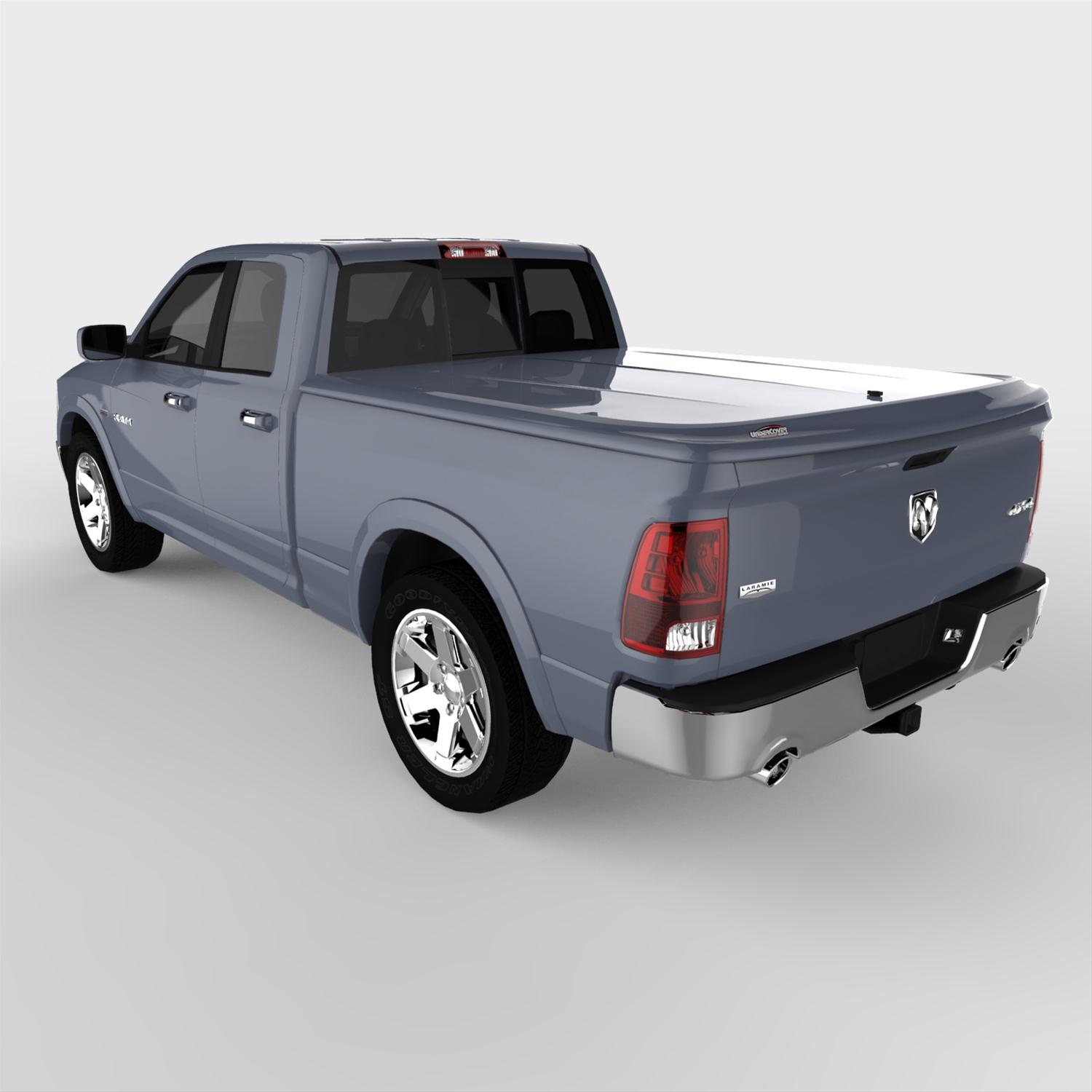 UnderCover Lux One-Piece Truck Bed Tonneau Cover | UC3076L-PAR | Fits 2012 - 2018, 2019 - 2020 Classic Dodge Ram 1500, 2010-20 2500/3500, Std/Quad/Mega (PAR - Maximum Steel) 6