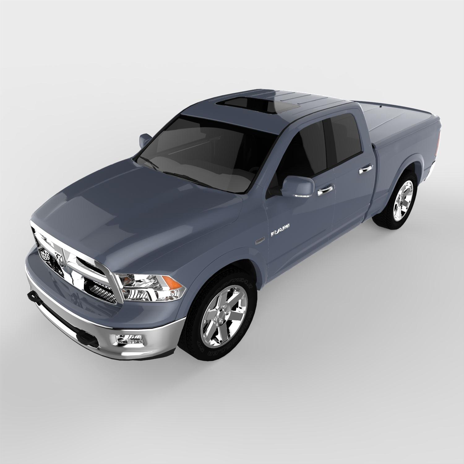 UnderCover 12-18 Ram 1500-3500 HD 6.4ft Lux Bed Cover - Maximum Steel thumbnail 7