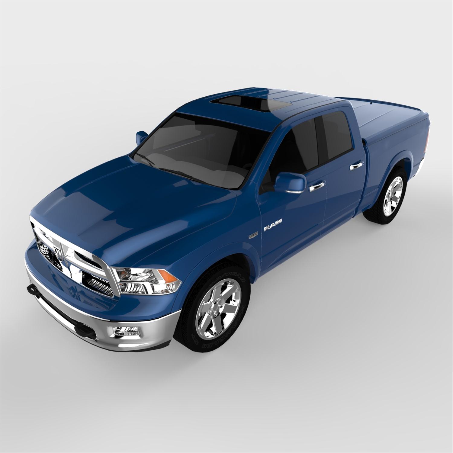 UnderCover 14-18 Ram 1500-3500 6.4ft Lux Bed Cover - Blue Streak thumbnail 7