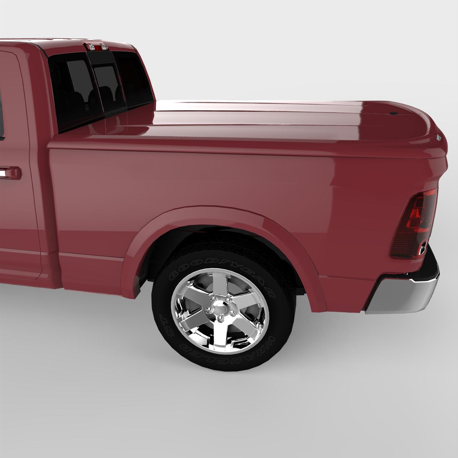 UnderCover 11-17 Ram 1500-3500 HD 6.4ft Lux Bed Cover - Deep Cherry Red thumbnail 8