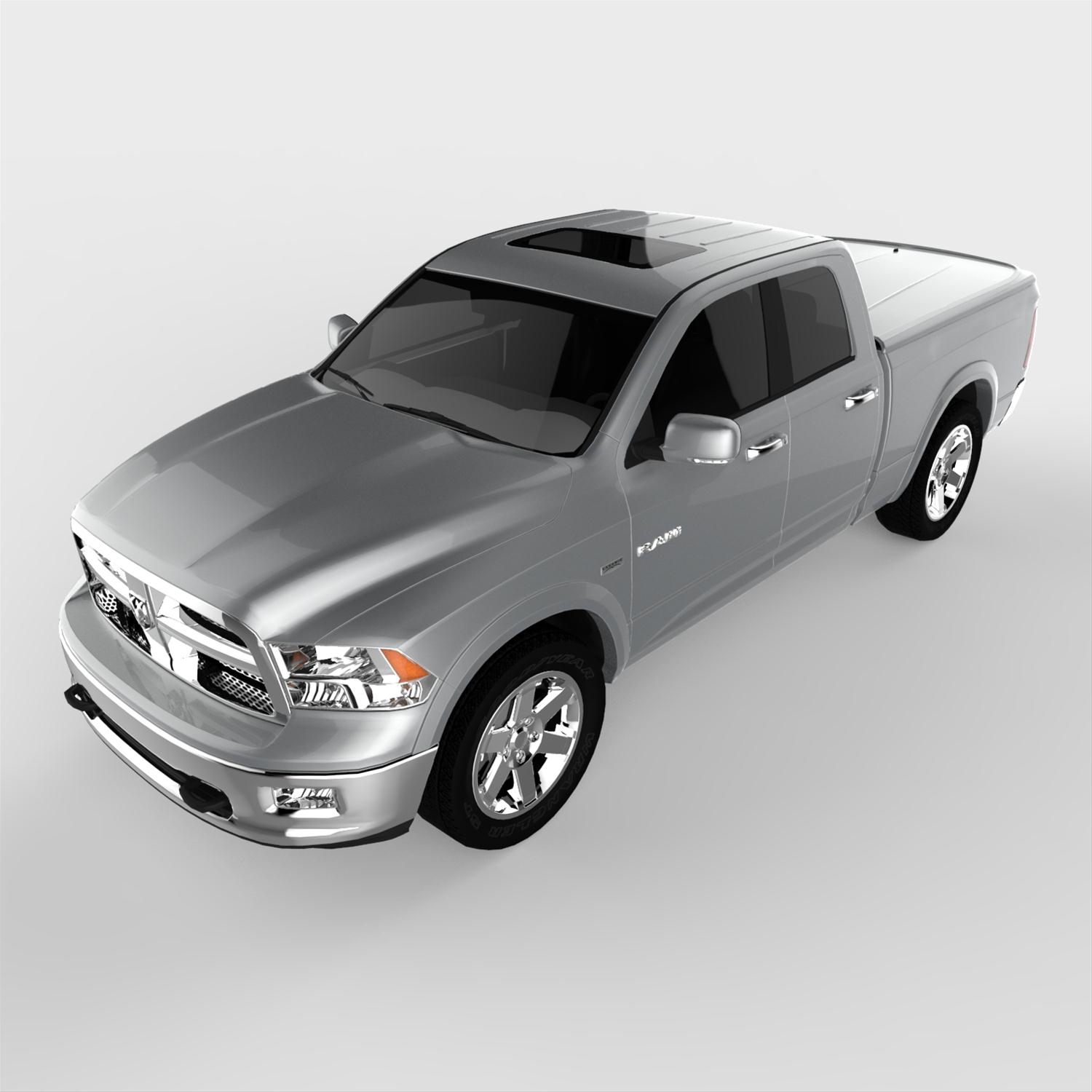 UnderCover 09-18 Ram 1500 (19-20 Classic) / 10-20 2500/3500 6.4ft Lux Bed Cover - Bright Silver thumbnail 7