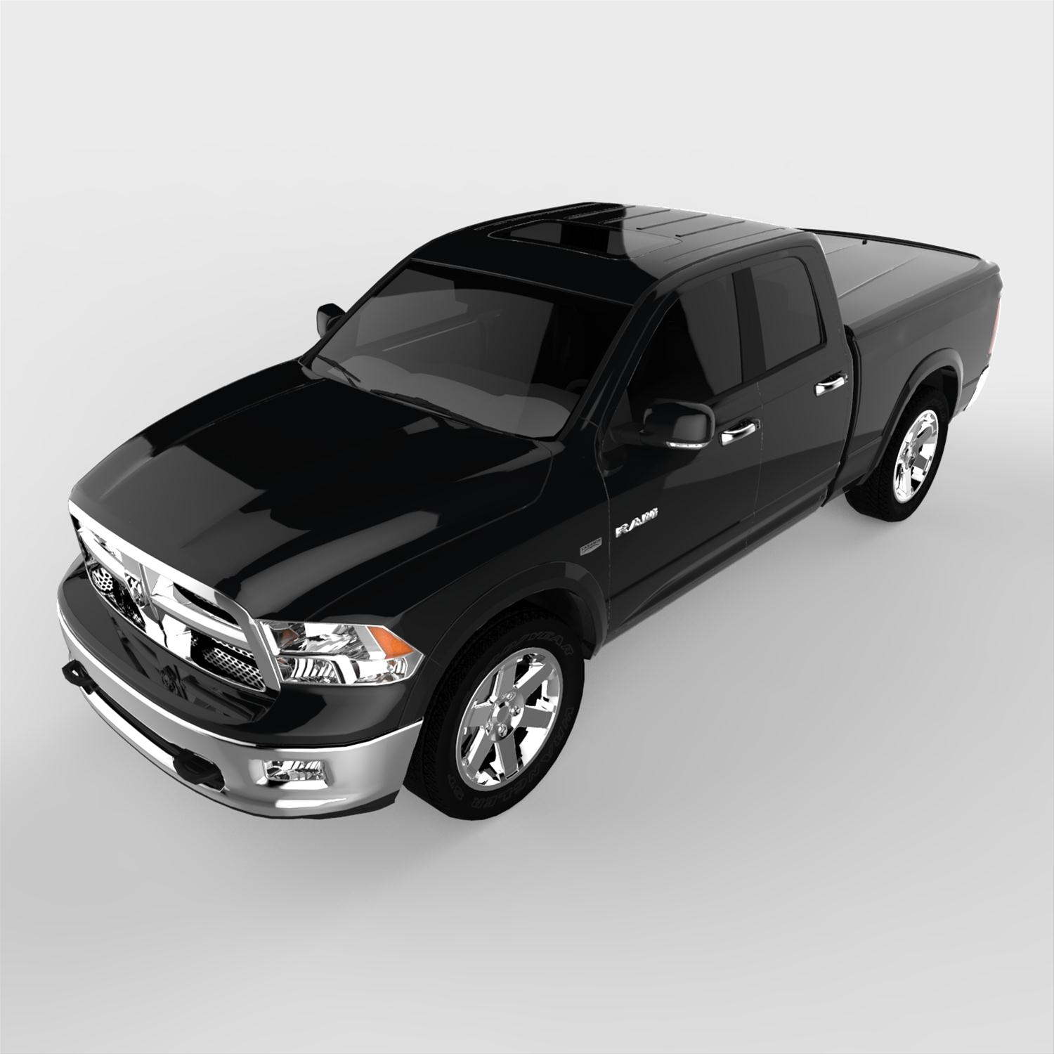 UnderCover 09-18 Ram 1500 (19-20 Classic) / 10-20 Ram 2500/3500 6.4ft Lux Bed Cover - Black thumbnail 7