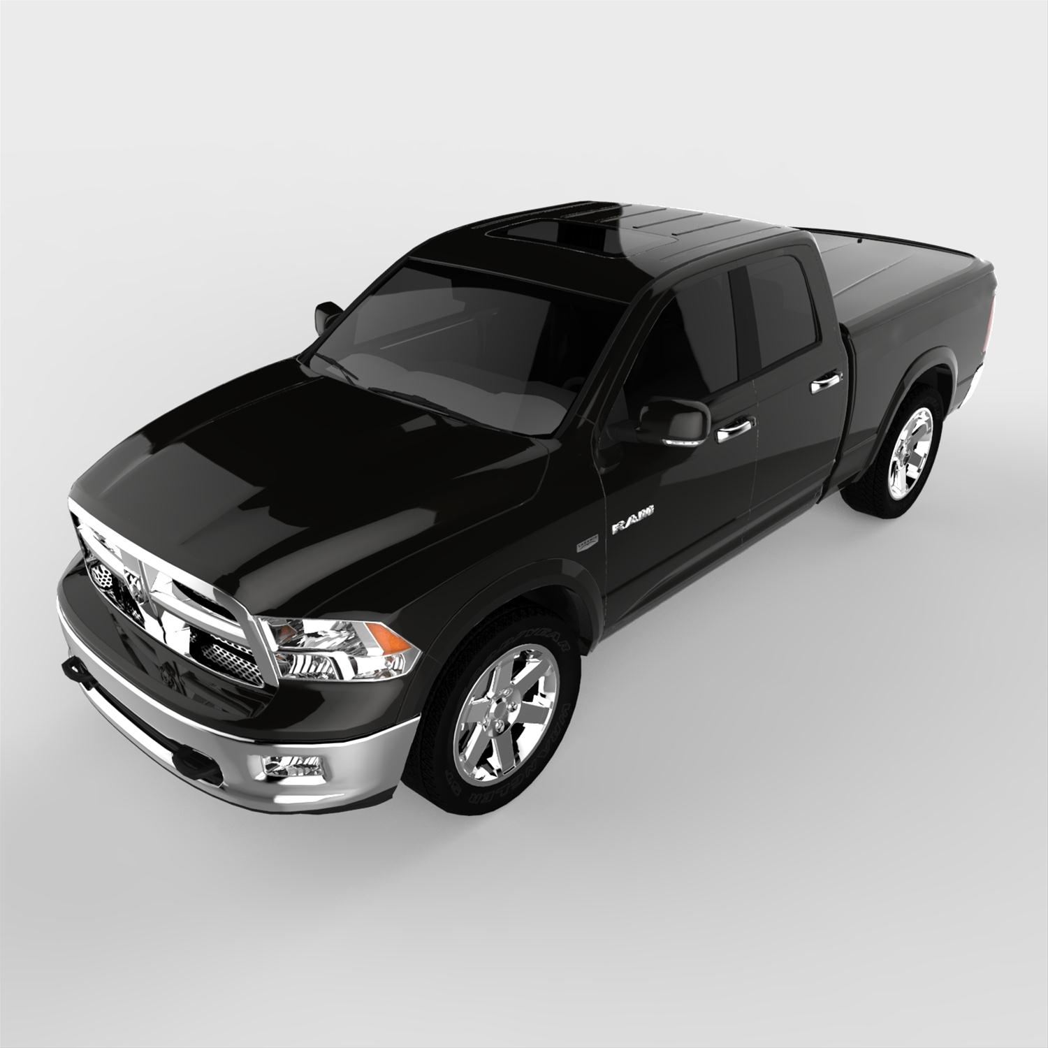 UnderCover 09-18 Ram 1500 (19-20 Classic) / 10-20 2500/3500 6.4ft Lux Bed Cover - Brilliant Black thumbnail 7