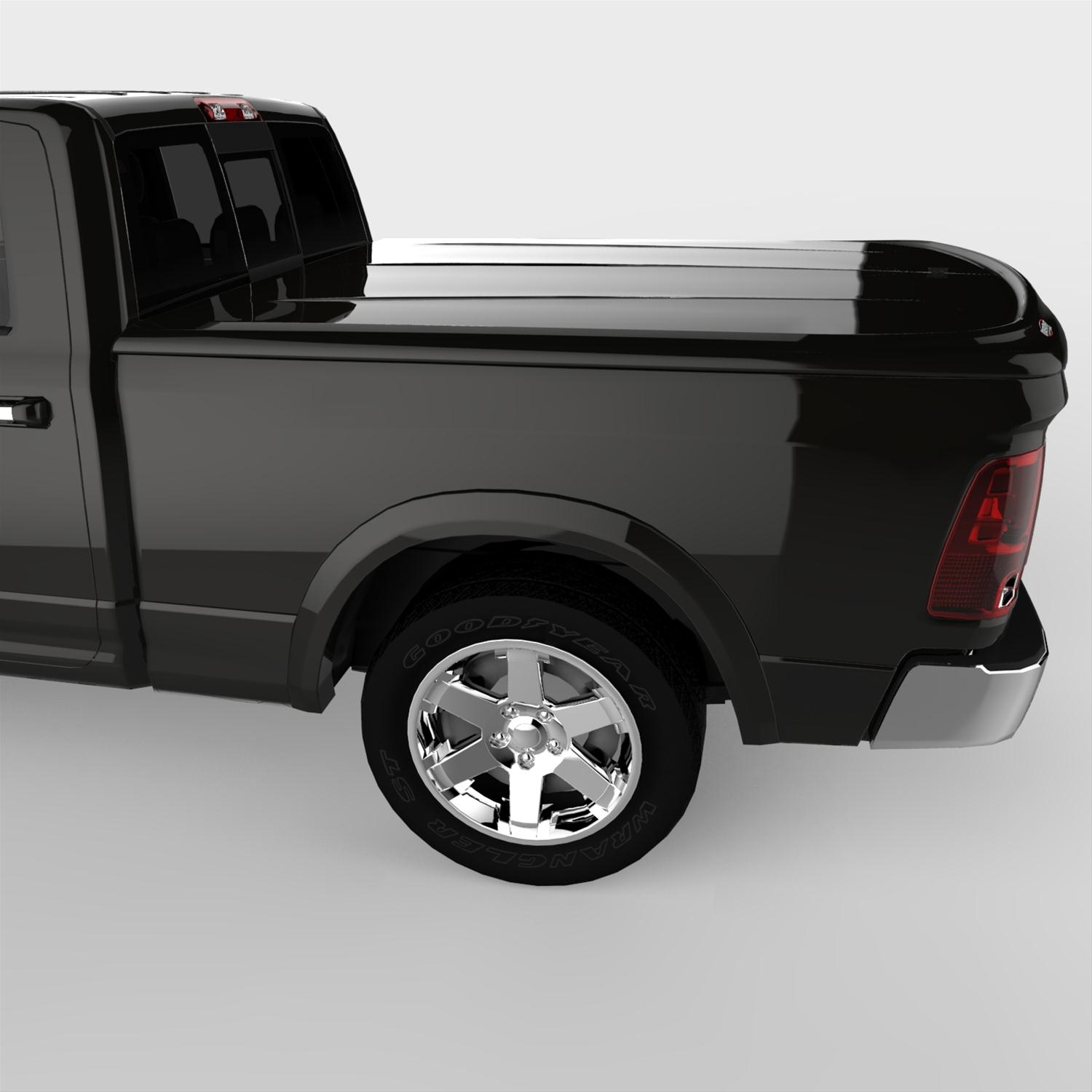UnderCover 09-18 Ram 1500 (19-20 Classic) / 10-20 2500/3500 6.4ft Lux Bed Cover - Brilliant Black thumbnail 8