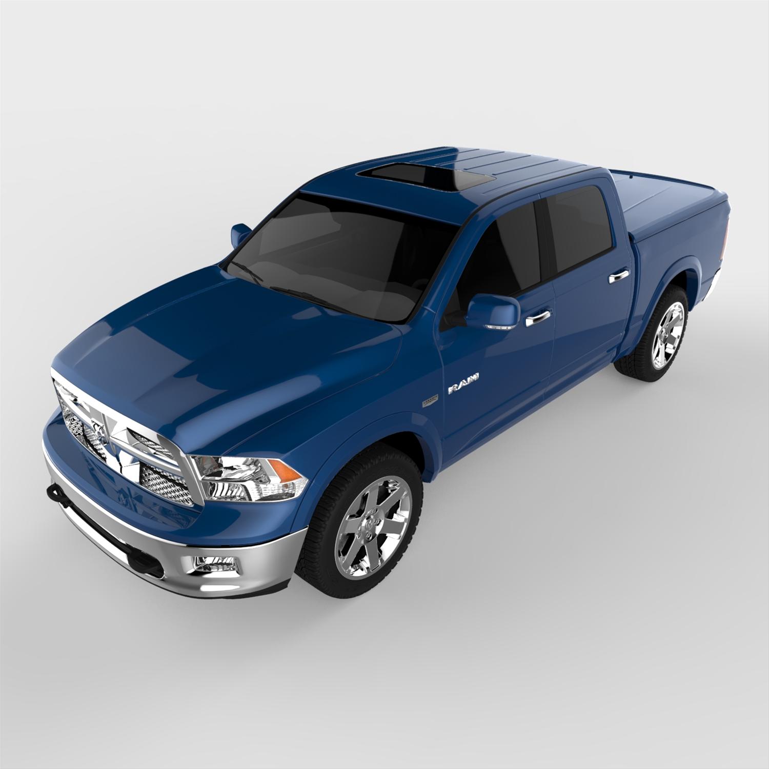 UnderCover 14-18 Ram 1500 (w/o Rambox) 5.7ft Lux Bed Cover - Blue Streak thumbnail 7
