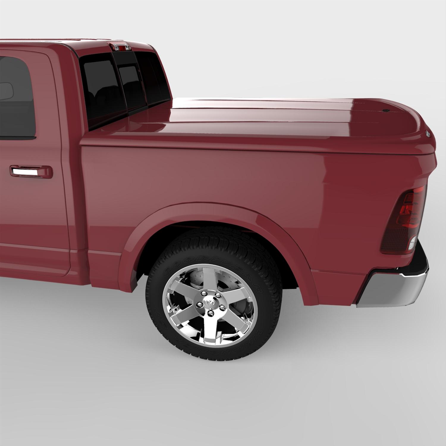 UnderCover 11-17 Ram 1500 (w/o Rambox) 5.7ft Lux Bed Cover - Deep Cherry Red thumbnail 8