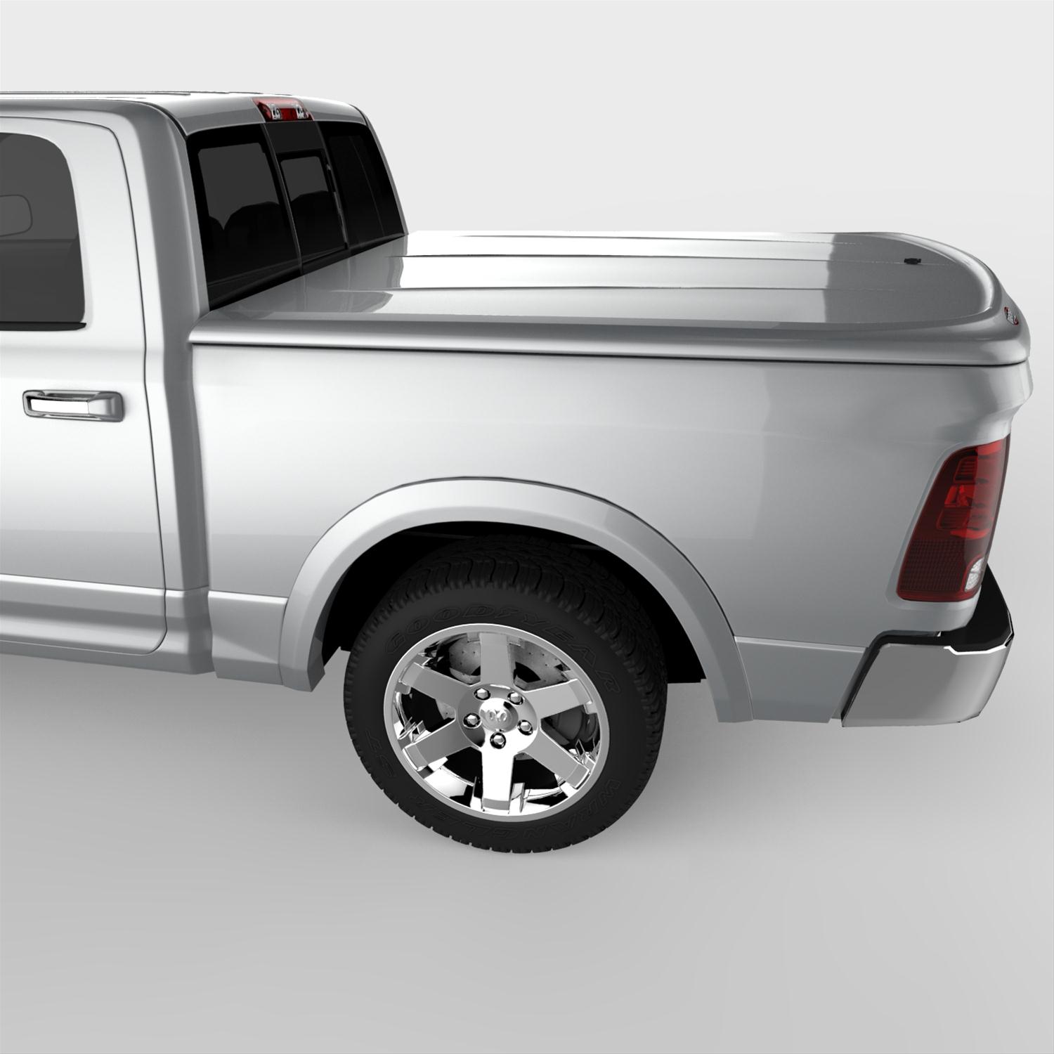 UnderCover 09-18 Ram 1500 (w/o Rambox) (19-20 Classic) 5.7ft Lux Bed Cover - Bright Silver thumbnail 8