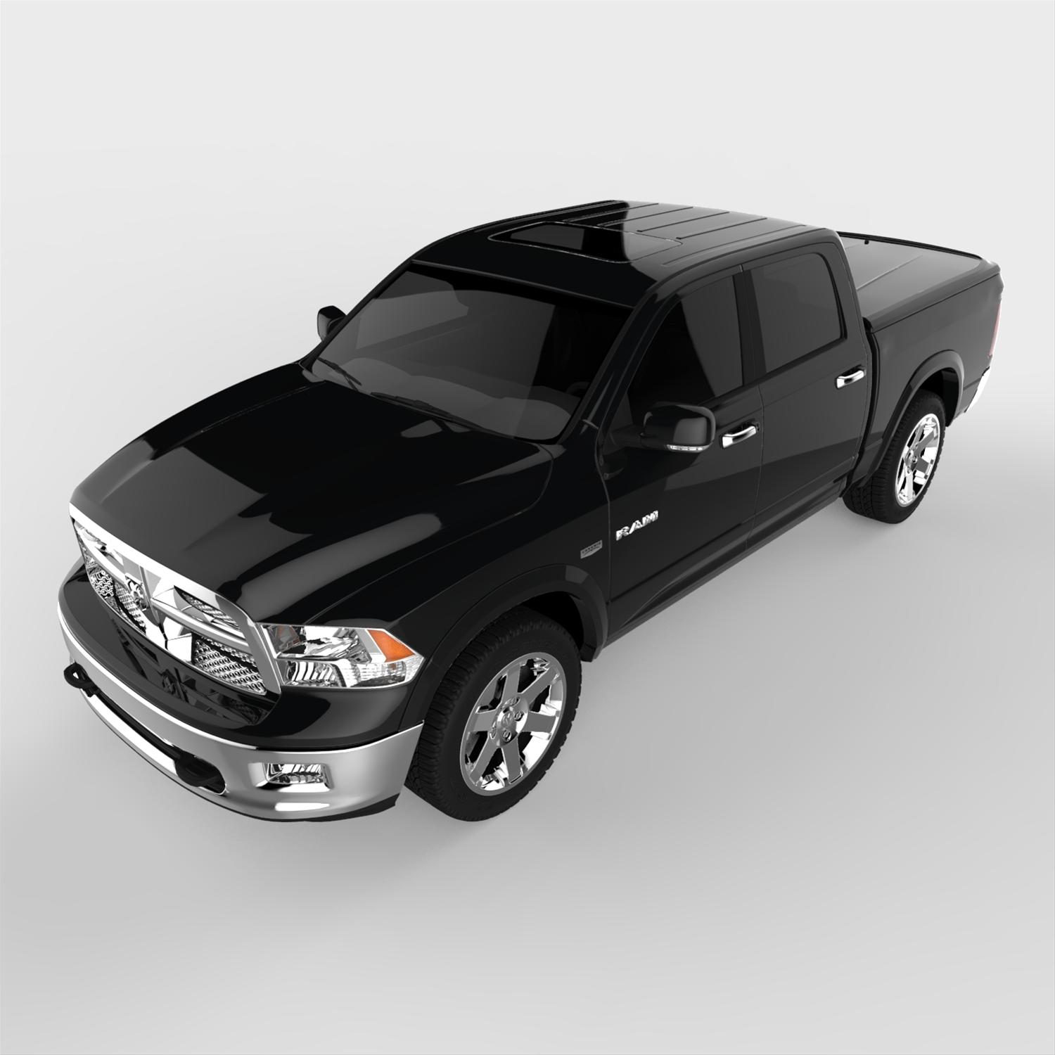 UnderCover 09-18 Ram 1500 (w/o Rambox) (19-20 Classic) 5.7ft Lux Bed Cover - Black thumbnail 7