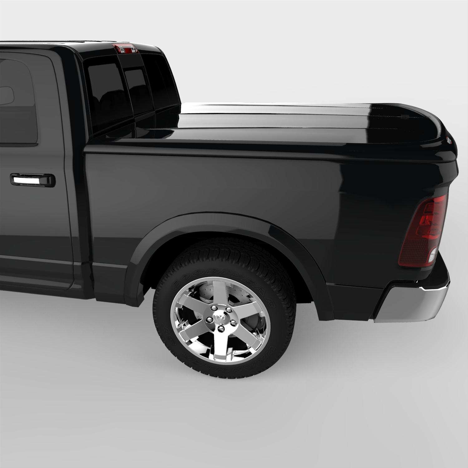 UnderCover 09-18 Ram 1500 (w/o Rambox) (19-20 Classic) 5.7ft Lux Bed Cover - Black thumbnail 8