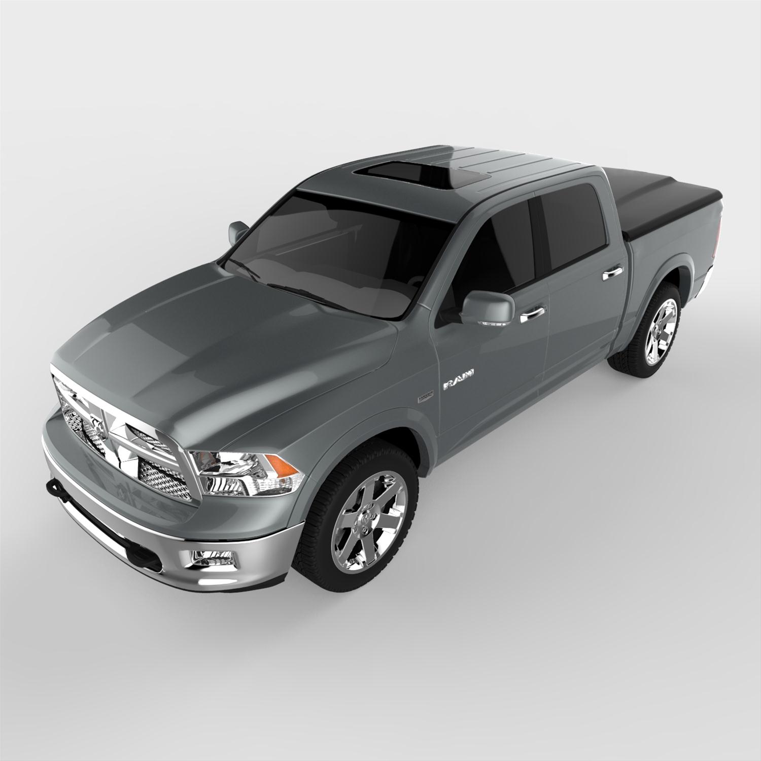 UnderCover 09-18 Ram 1500 (w/o Rambox) (19-20 Classic) 5.7ft Elite Bed Cover - Black Textured thumbnail 8