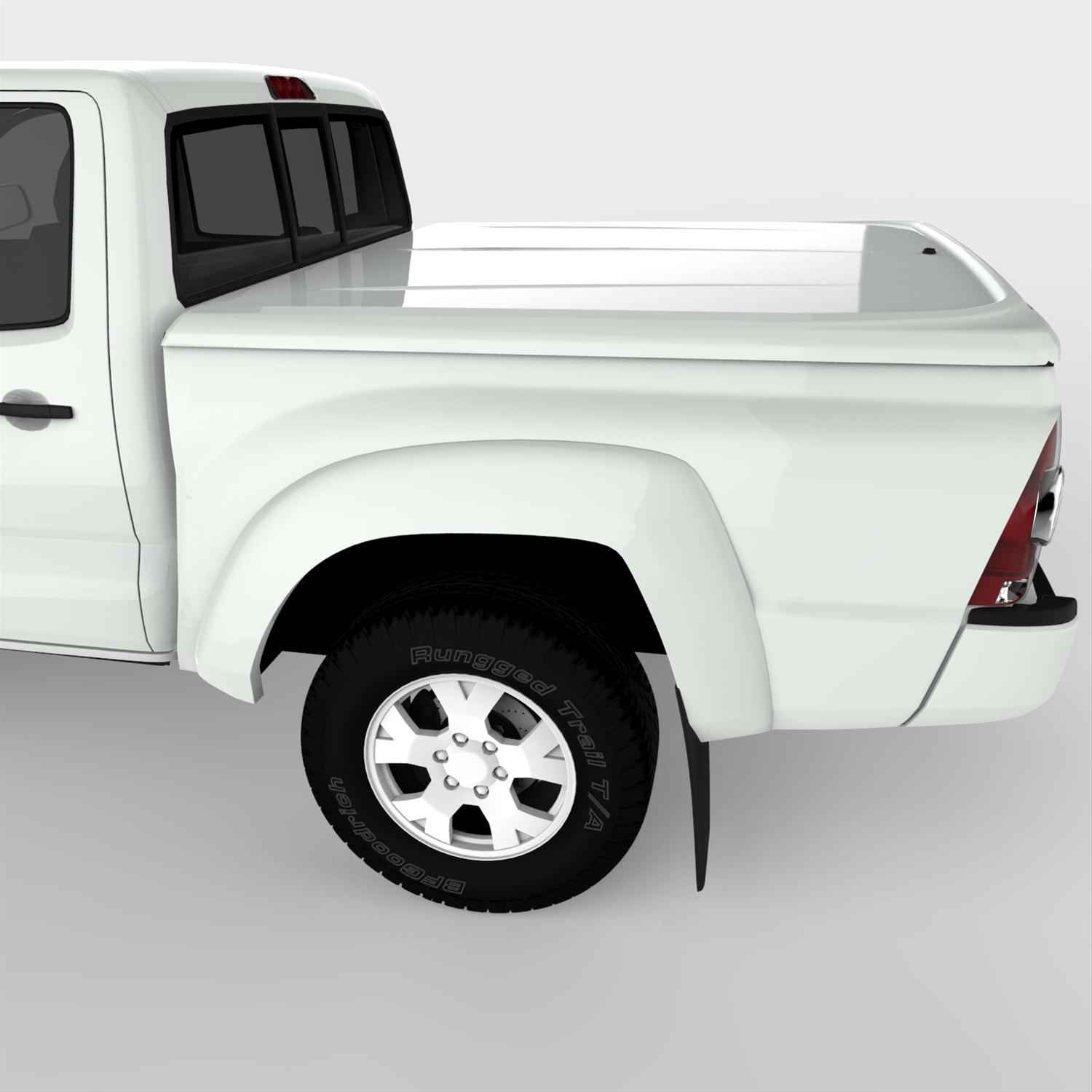UnderCover 05-15 Toyota Tacoma 5ft Lux Bed Cover - Super White (Req Factory Deck Rails) thumbnail 8