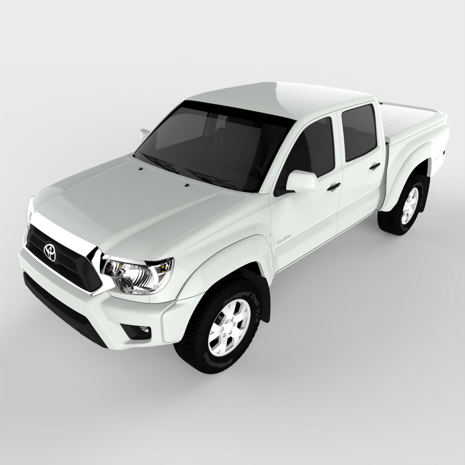UnderCover 05-15 Toyota Tacoma 5ft Lux Bed Cover - Super White (Req Factory Deck Rails) thumbnail 7