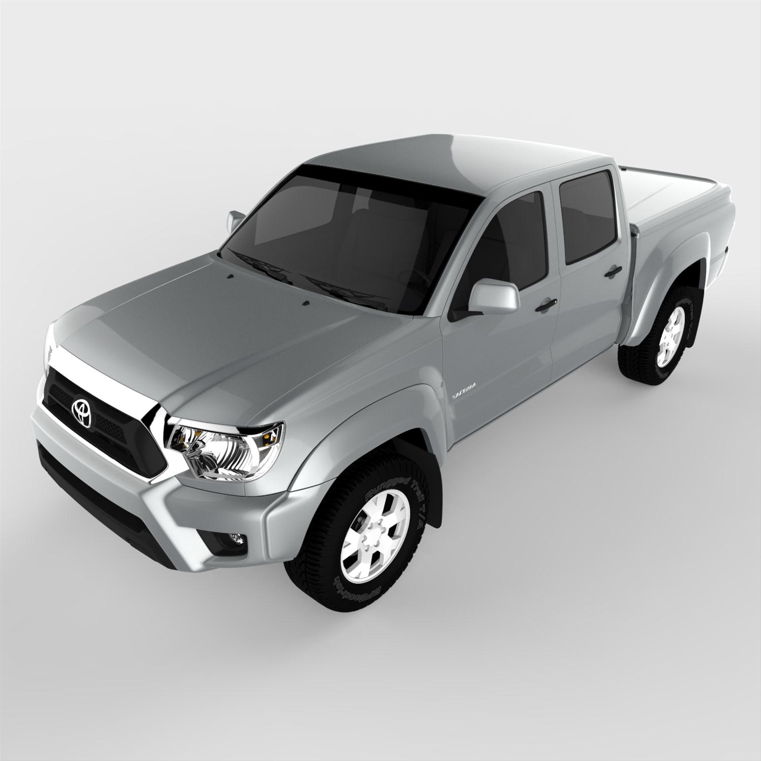 UnderCover 05-13 Toyota Tacoma 5ft Lux Bed Cover - Silver Streak (Req Factory Deck Rails) thumbnail 7