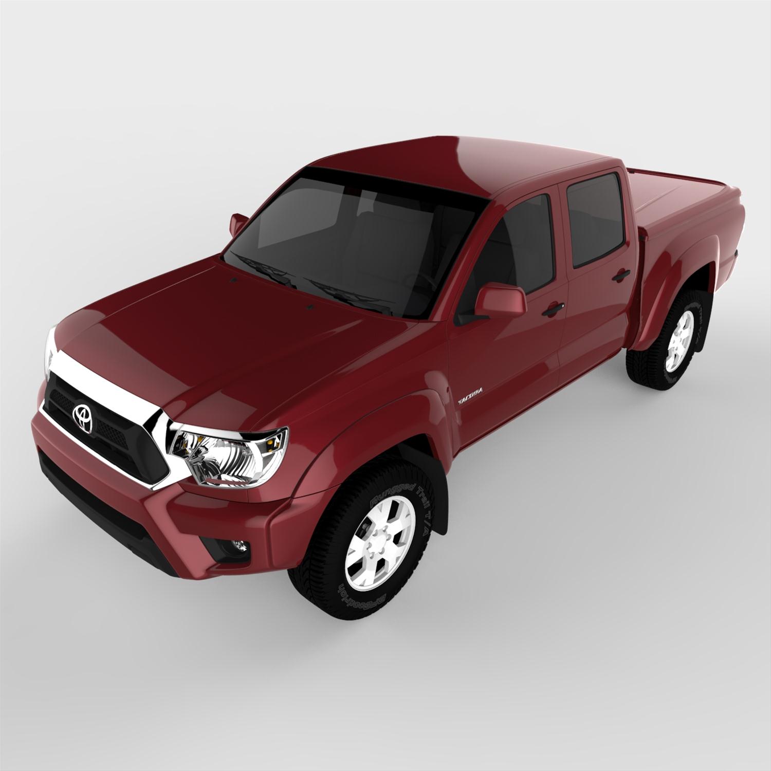 UnderCover 09-15 Toyota Tacoma 5ft Lux Bed Cover - Red (Req Factory Deck Rails) thumbnail 8