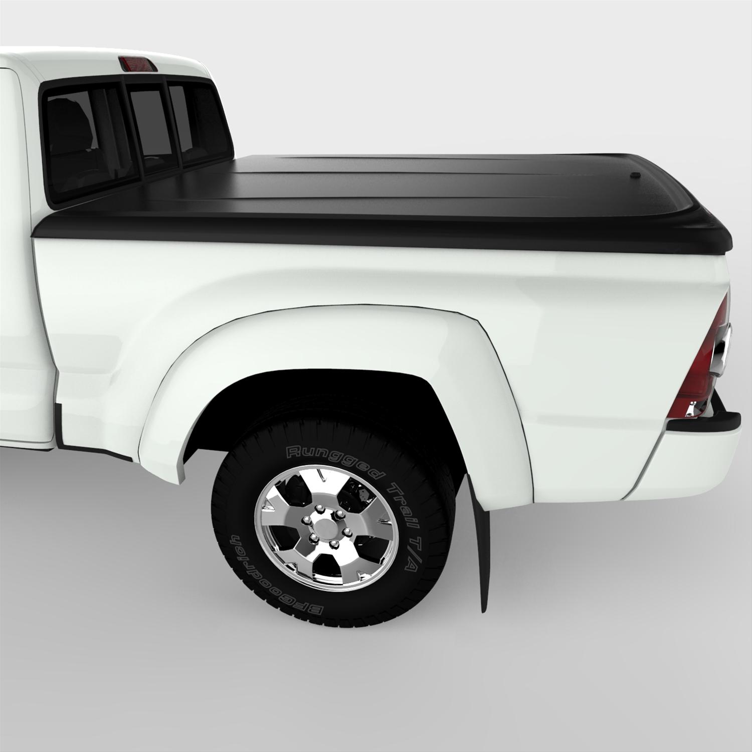 UnderCover 05-15 Toyota Tacoma 6ft SE Bed Cover - Black Textured (Req Factory Deck Rails) thumbnail 2