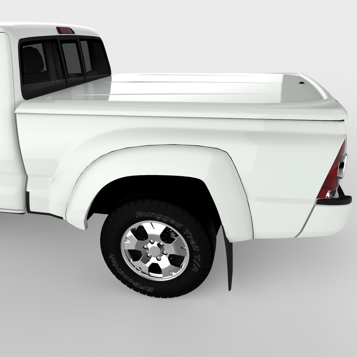 UnderCover 05-15 Toyota Tacoma 6ft Lux Bed Cover - Super White (Req Factory Deck Rails) thumbnail 8