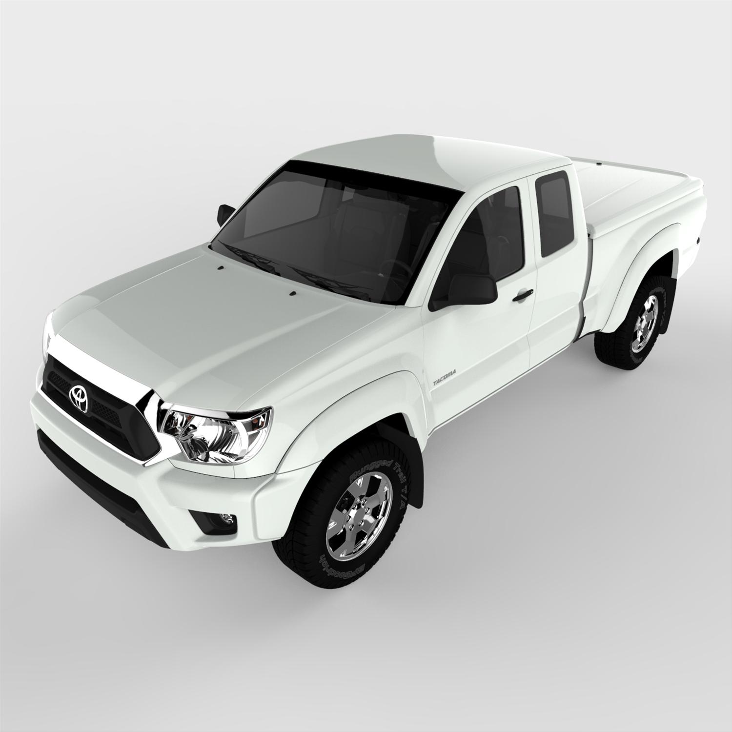 UnderCover 05-15 Toyota Tacoma 6ft Lux Bed Cover - Super White (Req Factory Deck Rails) thumbnail 7
