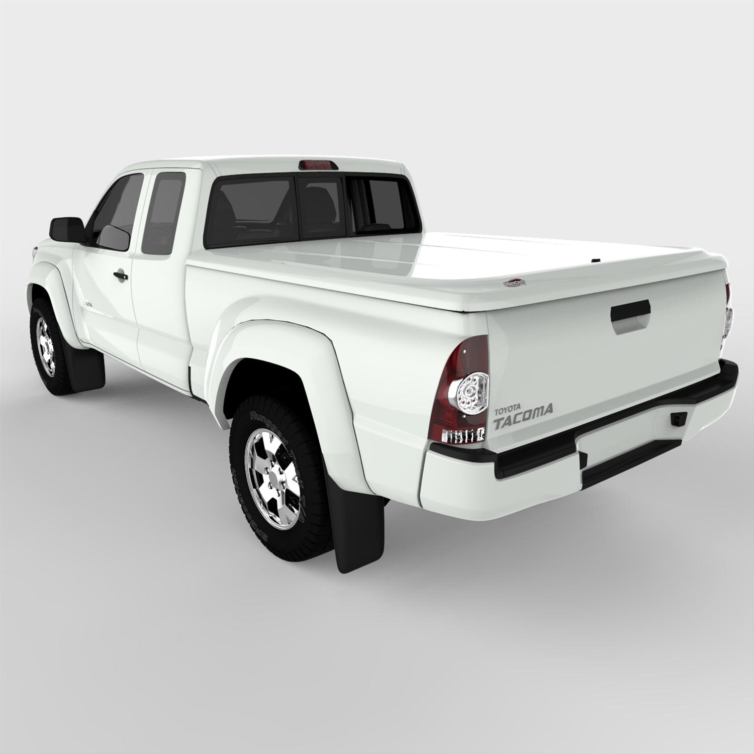 UnderCover 05-15 Toyota Tacoma 6ft Lux Bed Cover - Super White (Req Factory Deck Rails) thumbnail 9