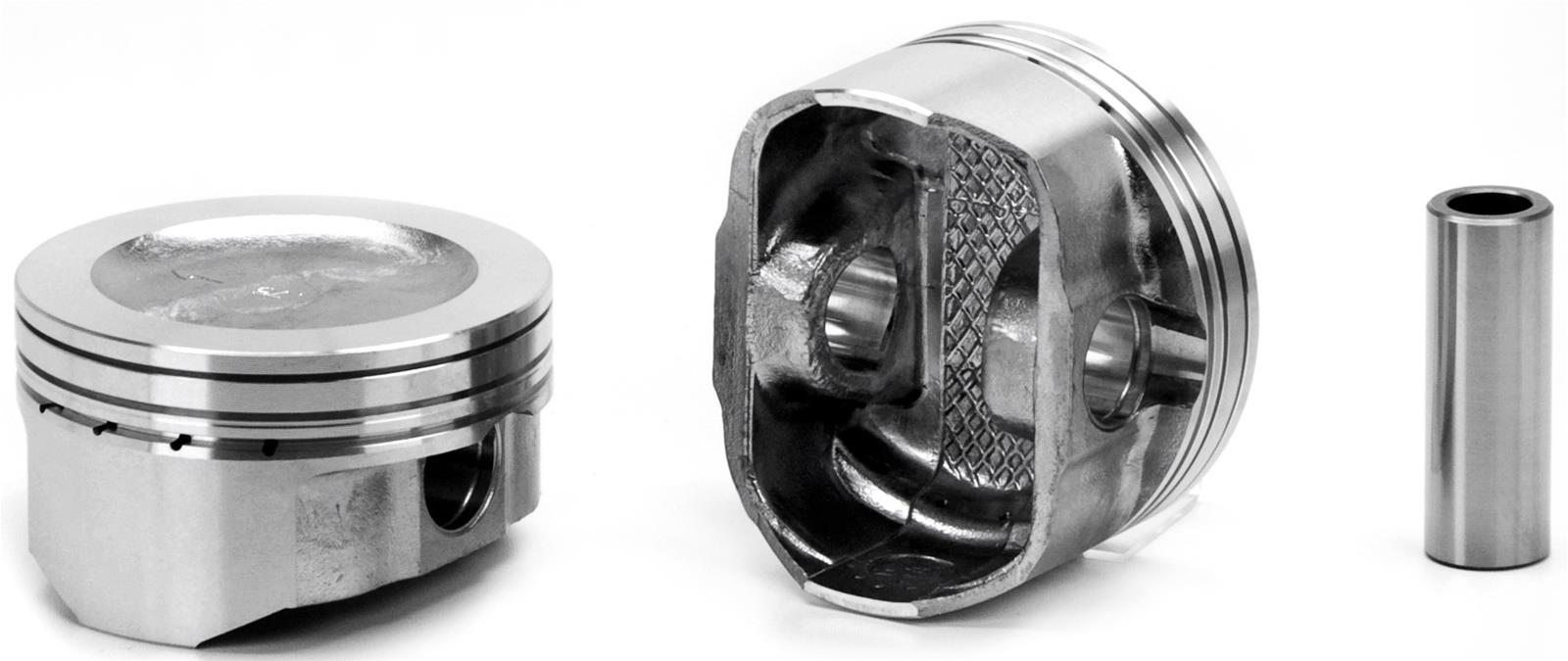 Silvolite STD Flat Top Hypereutectic Coated Pistons – 8.1L 496 Chevy 2001-04 Set Of 8