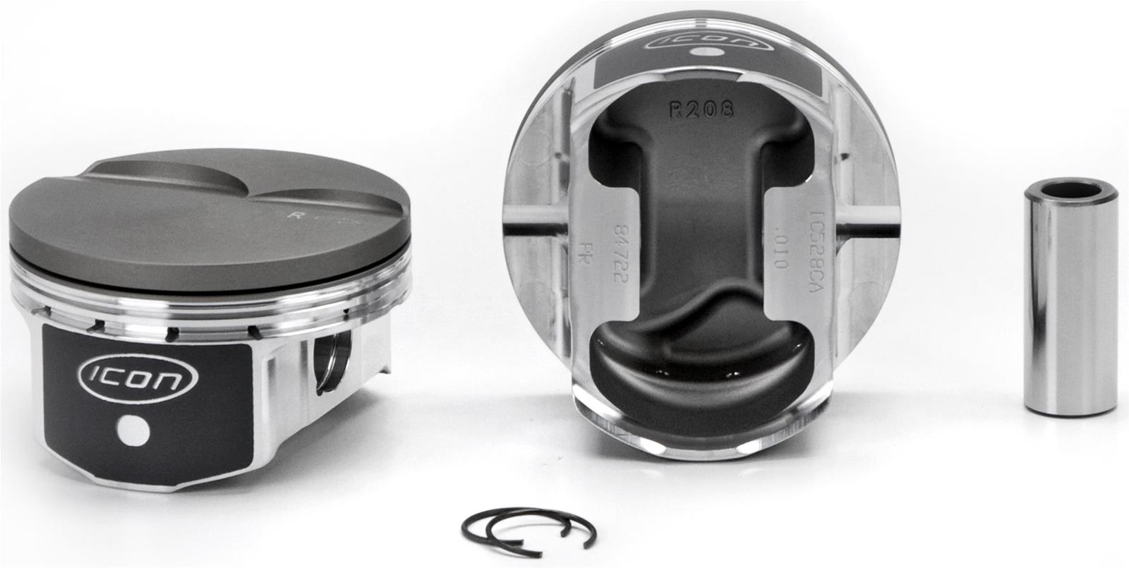 ICON IC528CA.065 ICON Premium Forged Anodized Pistons | Summit Racing