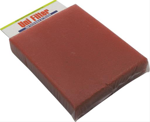 UNI Filter Skid Plate Foam BF-3 Foam, Black, 10 in. Length, 8 in. Width, 2 in. Thick, Each