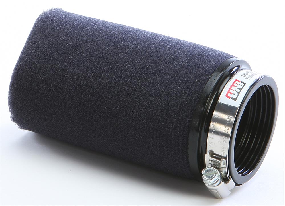 UNI Filter Clamp-On Pod Filters UFI-UP-5200 Air Filter, Pod, Clamp-On, Round Flanged Style, Foam, Black, Each