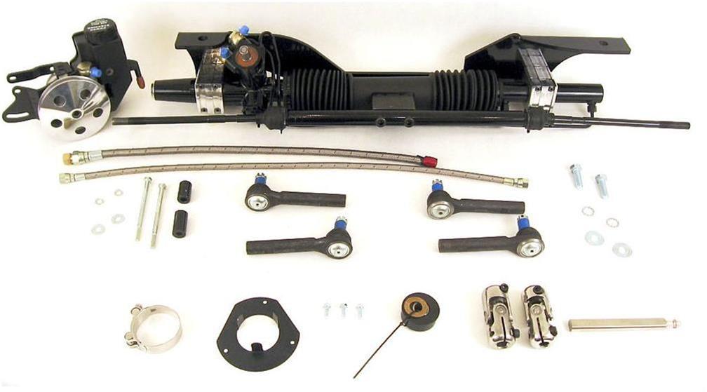 UniSteer Rack and Pinions for 1967-1970 MUSTANG - 8010830-01 Pinion, Power, Aluminum, Black Powdercoated, Ford, Each