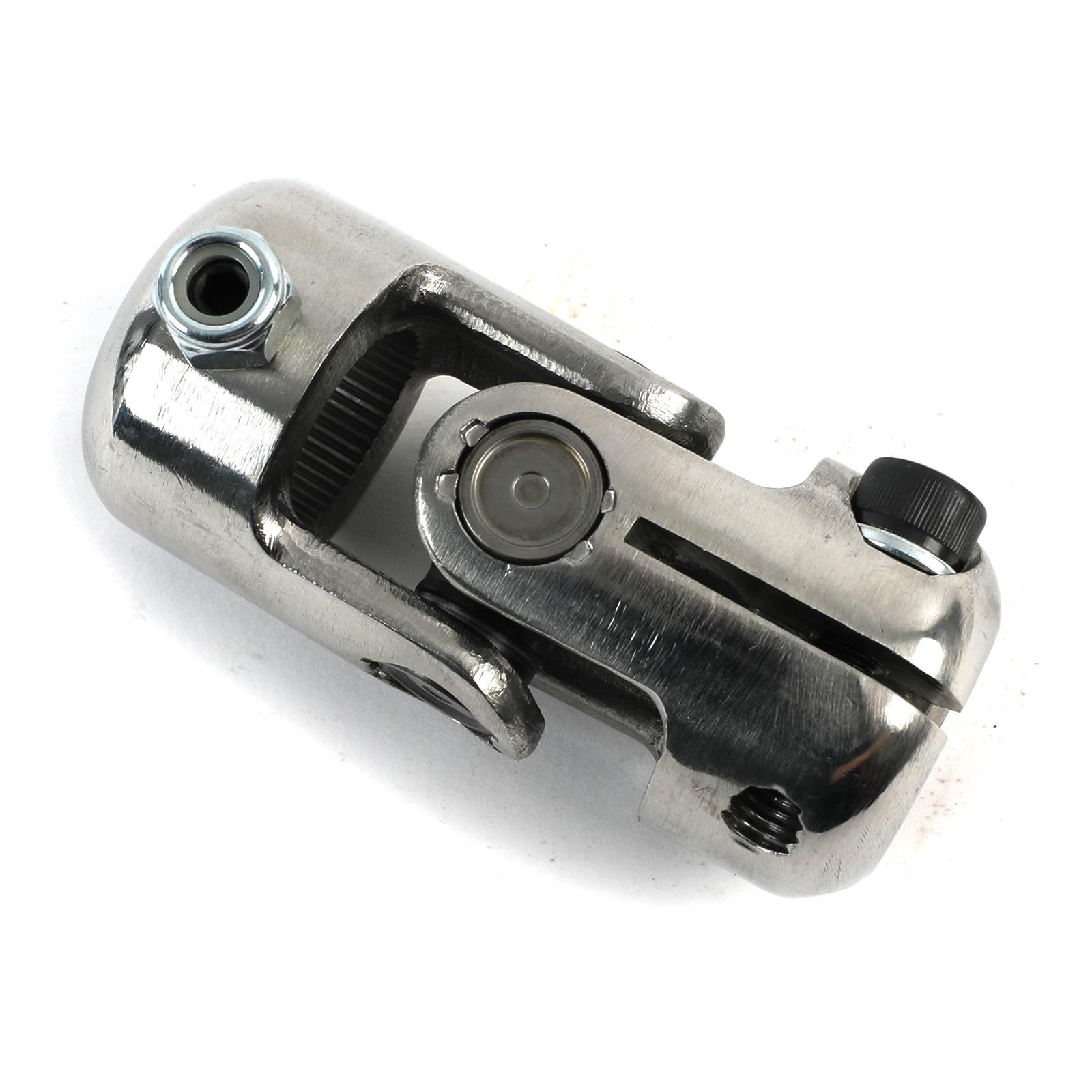 UniSteer U-Joints 8050320 Steering Universal Joint, Stainless Steel, Polished, 1 in. 48-Spline, 3/4 in. DD, Each