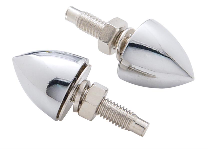 United Pacific 10889 United Pacific Bullet Chrome License Plate Nut