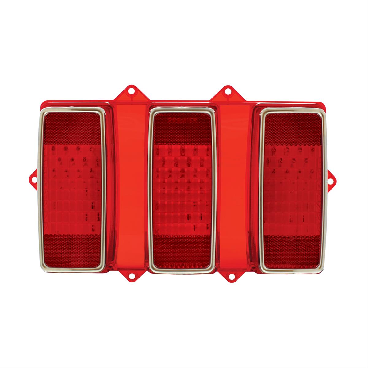 United Pacific Super Bright LED Tail Light Set W/ Flasher – Fits 1953-56 Ford Truck