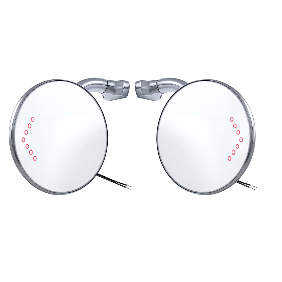 United Pacific 110743 United Pacific Curved Arm Peep Mirrors with