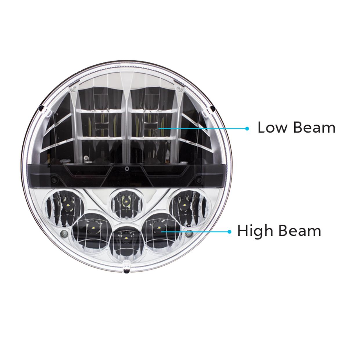 United Pacific 31084 United Pacific Ultralit LED Headlights