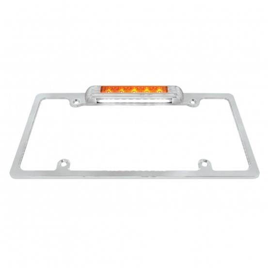 United Pacific 50149 United Pacific Chrome LED License Plate Frames