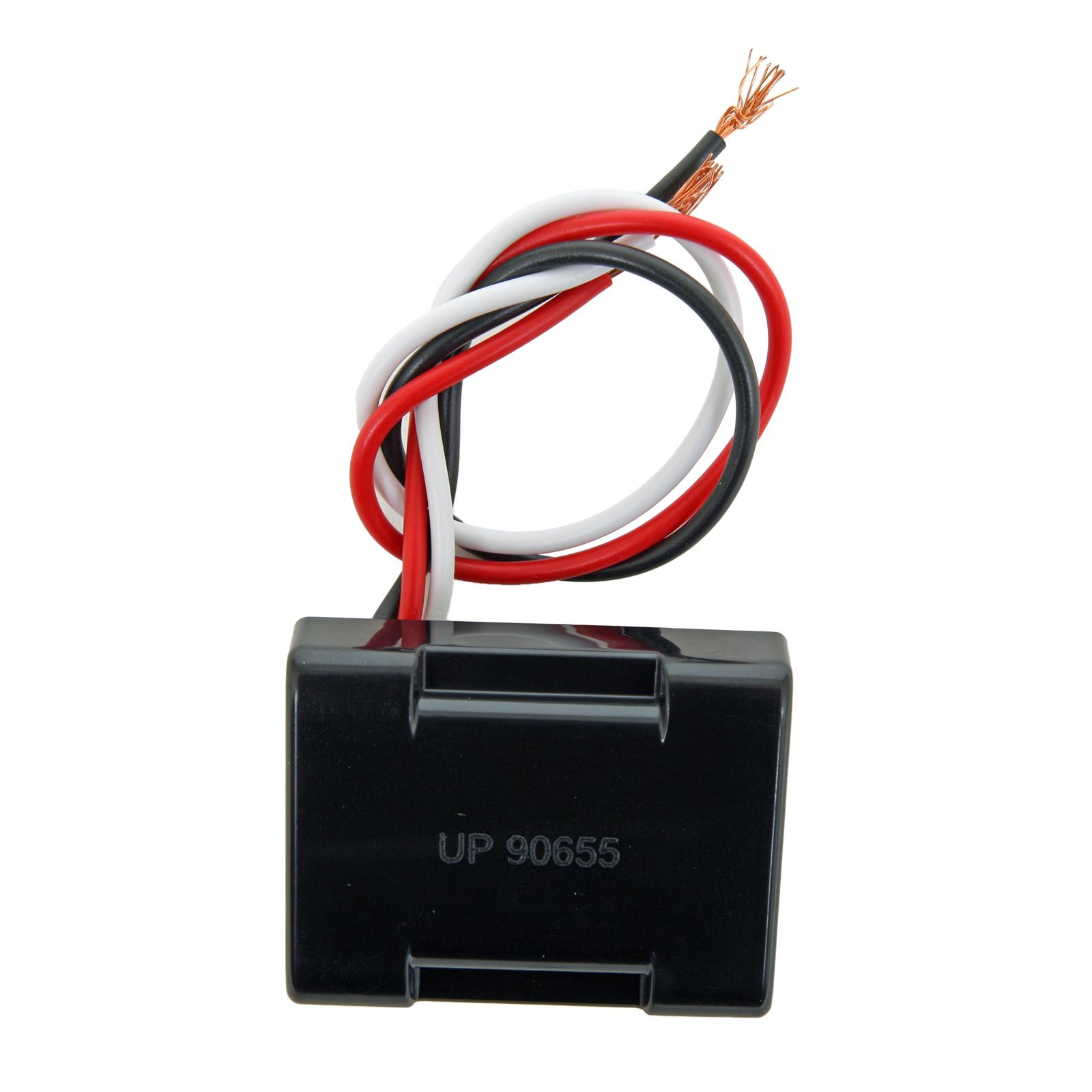 United Pacific Brake Attention Module For LED Brake Lights - Rapid Flash Then Steady On, 12V, Easy Hookup
