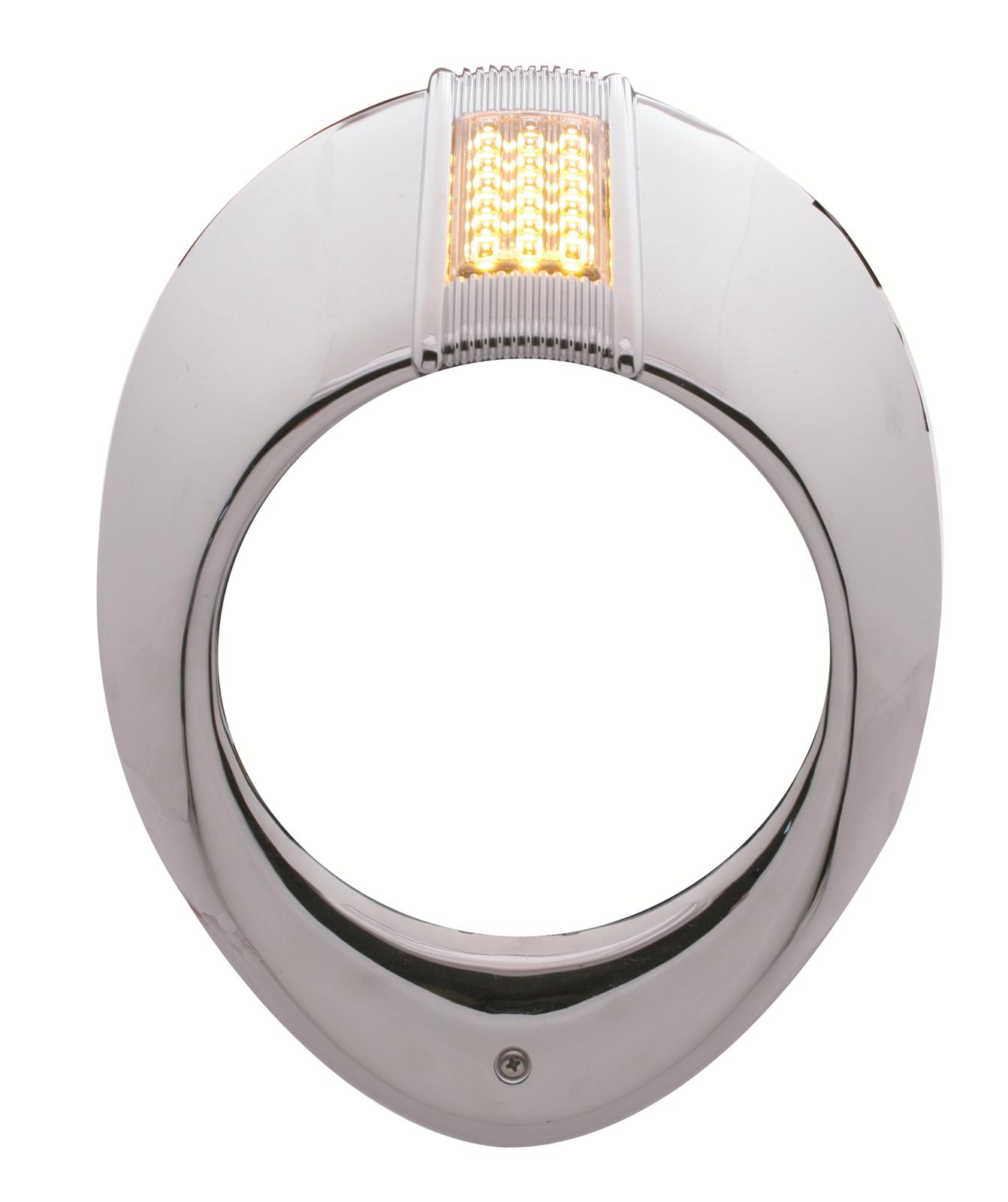 Rétroviseur Droit Vintage United Pacific Avec Clignotant LED Pour Chevelle Nova Camaro