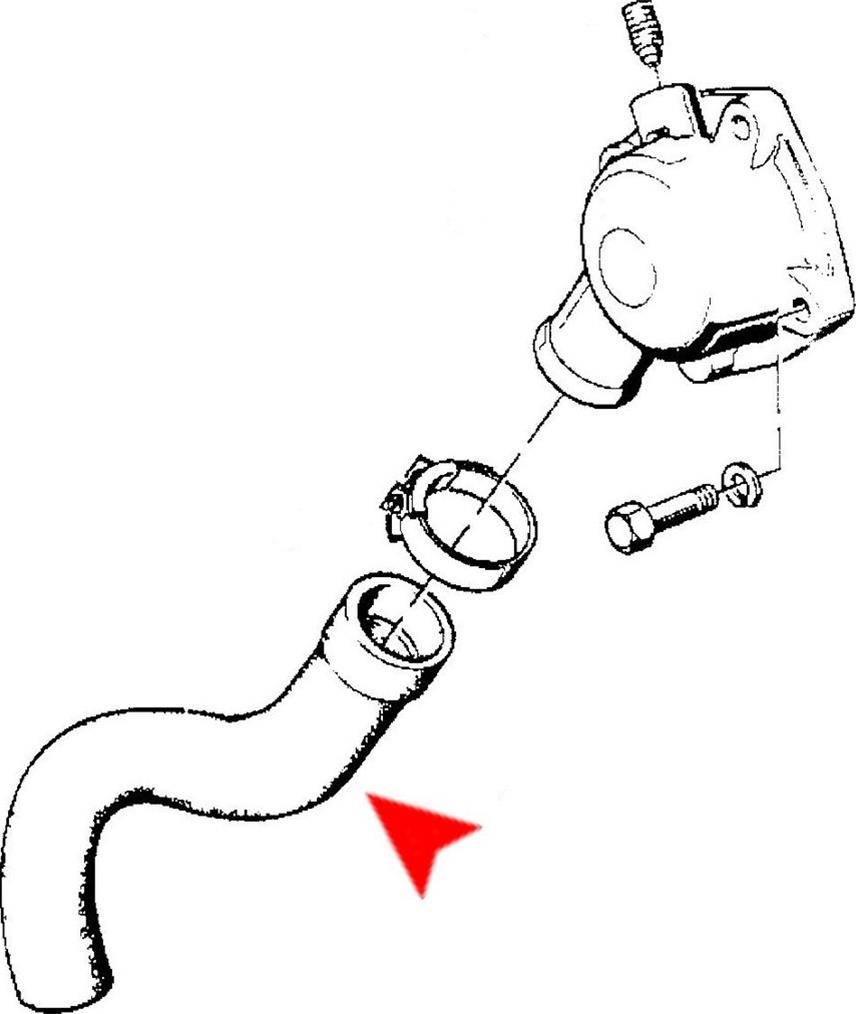 URO Parts 11531289859 URO Parts Radiator Hoses and Coolant Pipes