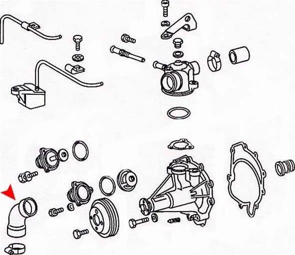URO Parts 1192030282 URO Parts Radiator Hoses and Coolant Pipes