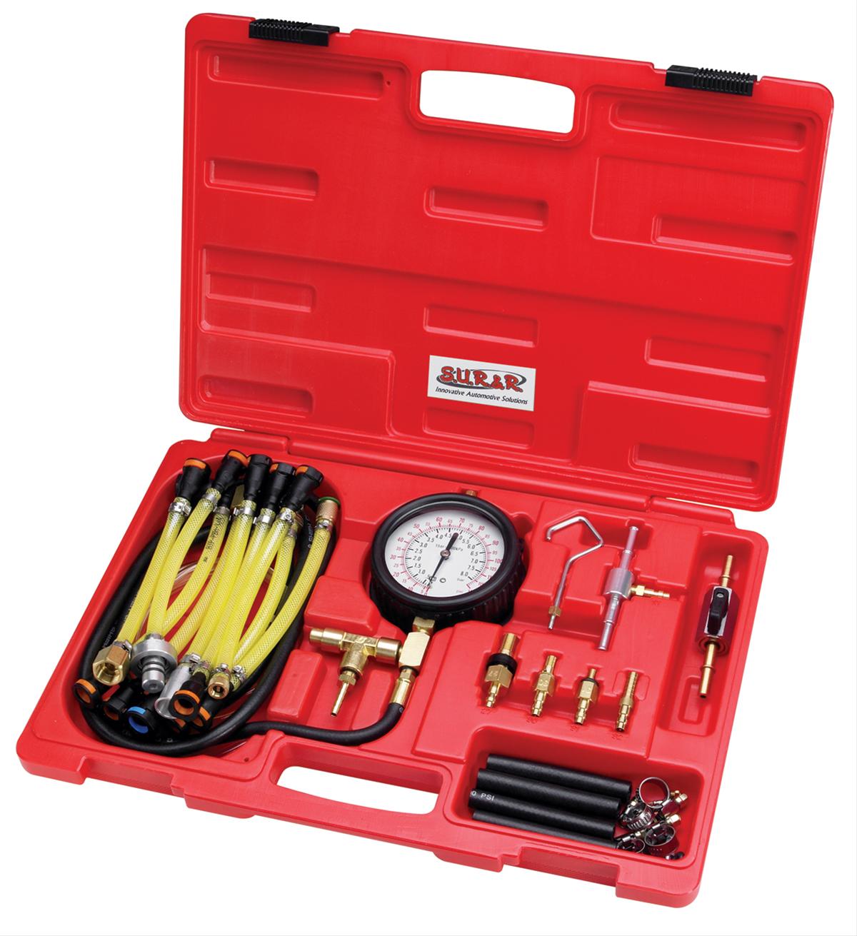 S.U.R.&R. SRRFPT22 S.U.R.&R. Deluxe Fuel Injection Pressure Tester Kits ...