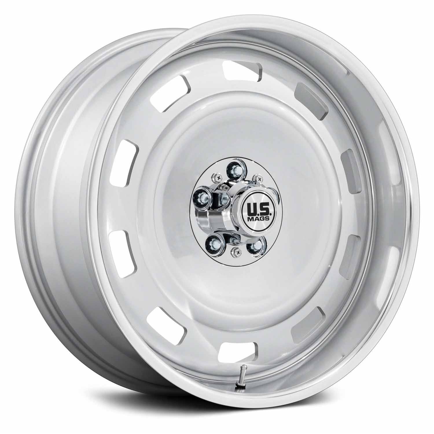 U.S. Mags UC143SD22055000 U.S. Mags Scottsdale UC143 Silver Wheels with ...