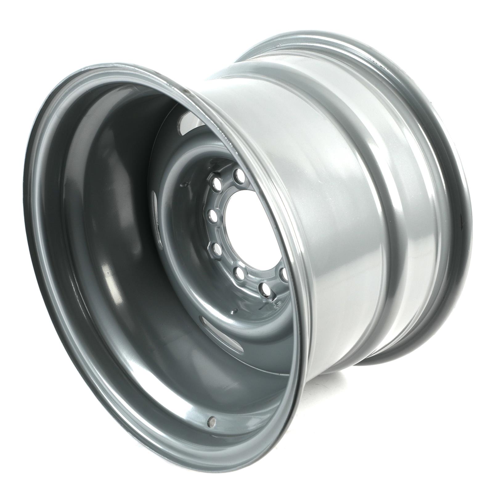 U.S. Wheel 55-5015L U.S. Wheel 55 Series Silver Rallye Wheels