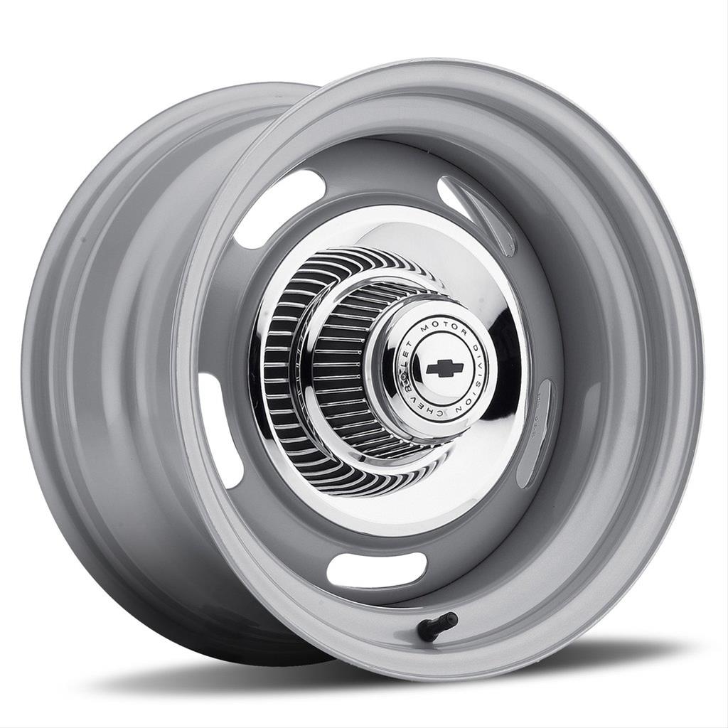 U.S. Wheel 55-5850500 U.S. Wheel 55 Series Silver Rallye Wheels ...