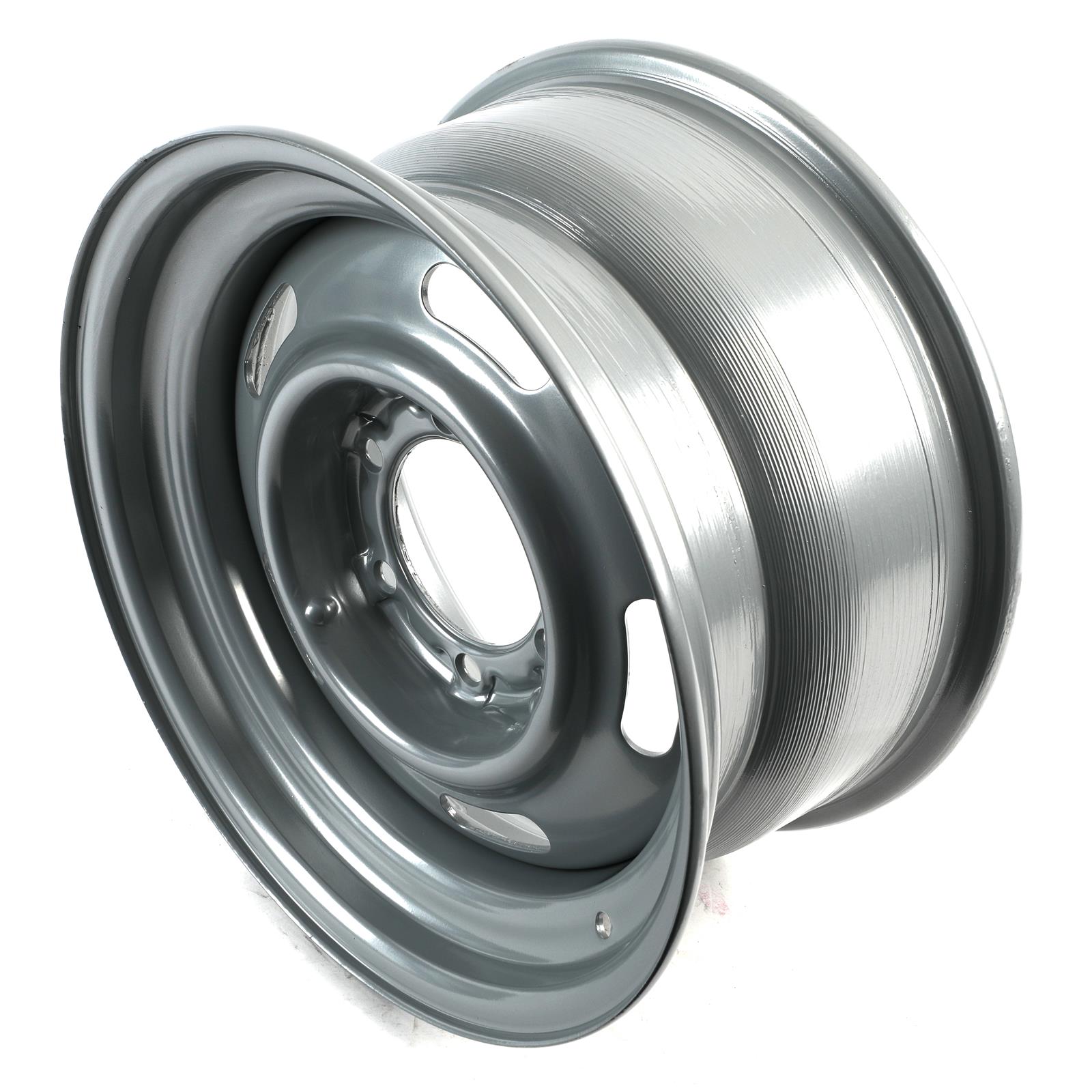 U.S. Wheel 55-7860 U.S. Wheel 55 Series Silver Rallye Wheels